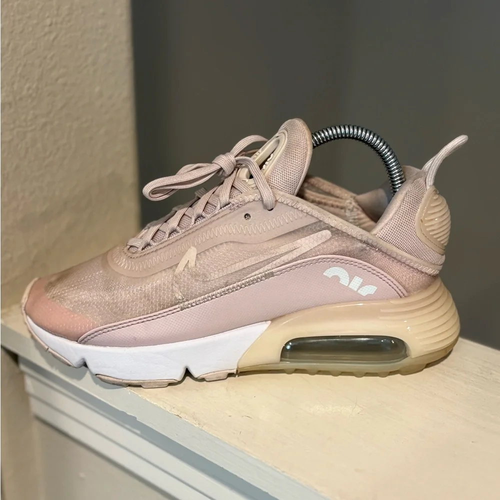 Nike Womens Nike Air Max 2090 Shoe Rose Metallic Silver White Sz 7 #CT1290-600 - Picture 4 of 9